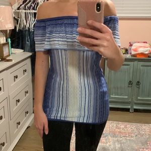 White House Black Market Off Shoulder Top NWOT